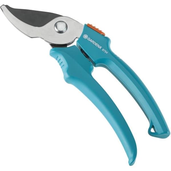 GARDENA Essential beskärningssax – Ø18mm max – Slipade blad i rostfritt stål – Ergohandtag – 25 års garanti