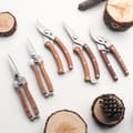 Miniatyrbillede 5 af 5: INF Beskæresaks med træhåndtag - buet klinge