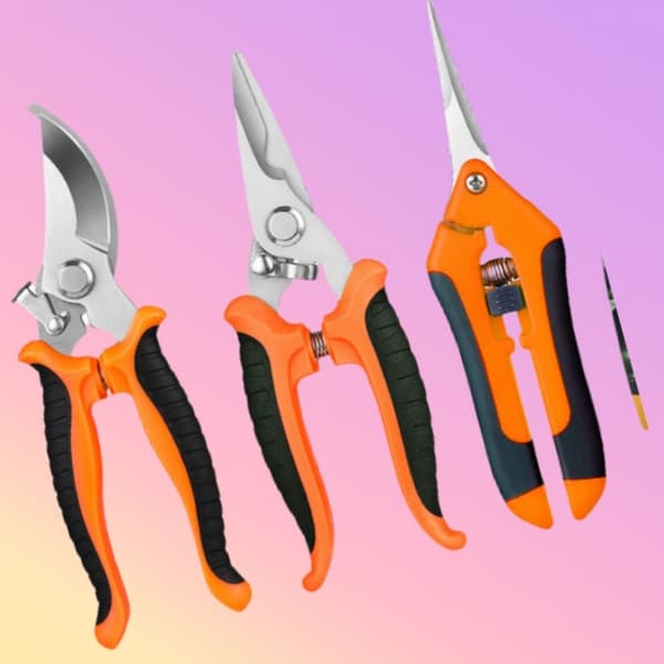 INF Professionelt havesaks sæt til beskæring af frugttræer og blomstergrene Orange