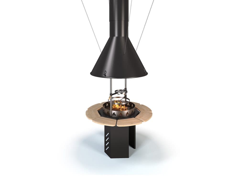 Inomhus grill och skorsten set VIKING