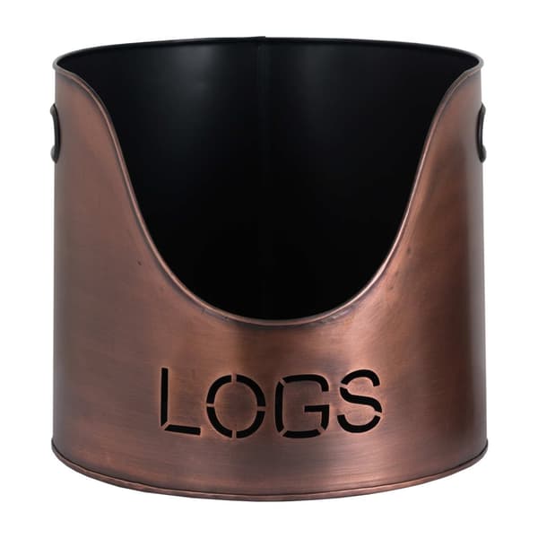 Hill Interiors Three Piece Fire Wood Bucket Set