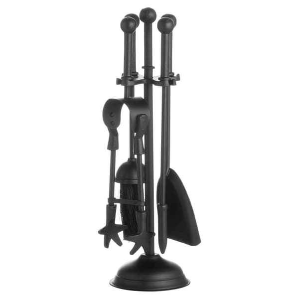Hill Interiors Ball Topped Companion Set Black One Size