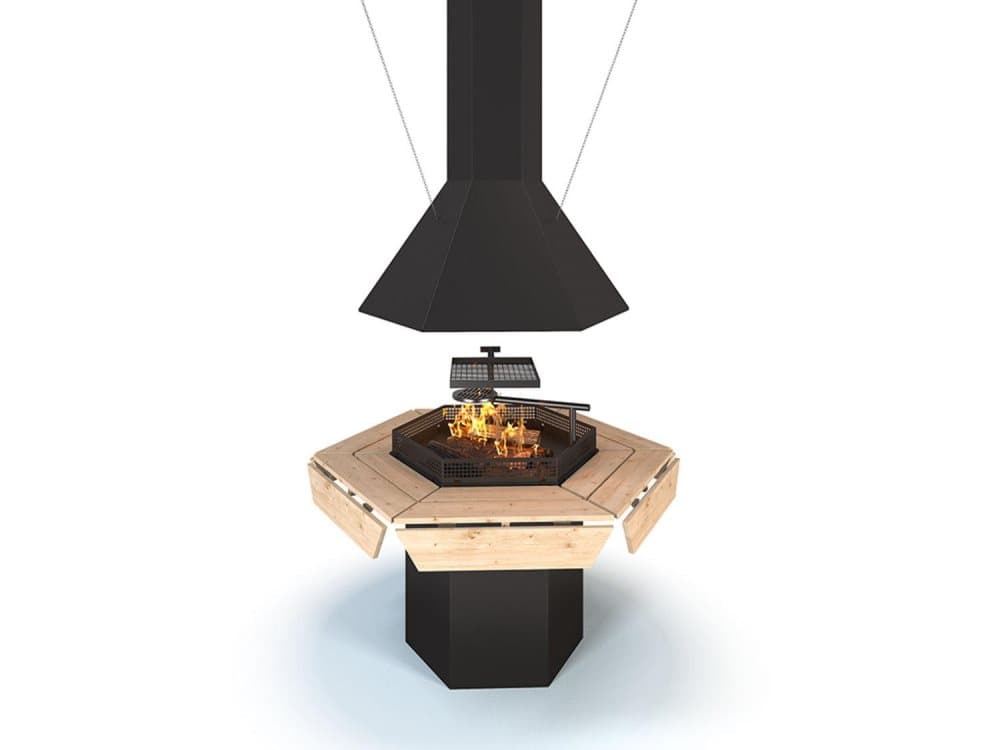 Inomhus grill och skorsten set Nordkapp S6