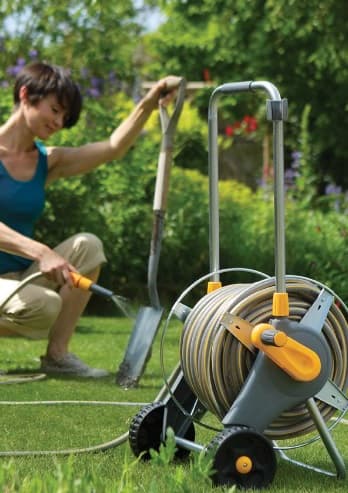 Hozelock Slangvagn Metall 60m Med Slang 30m