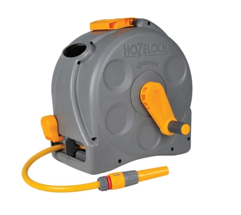 Hozelock Slangvinda Compact Reel 2-i-1 med slang 25m