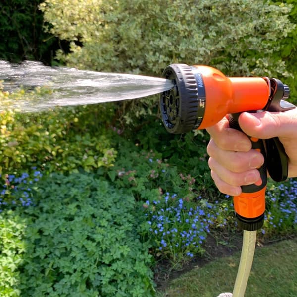 Trädgårdsslang med Automatisk Slangupprullare | Slangupprullare Slanghållare Vattenslang Spraypistol Väggmonterad 30 m