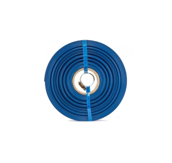 Litteä letku AQUA - FLAT PE / EVA setissä letkunkiristimellä WP1 - 2" - 30m