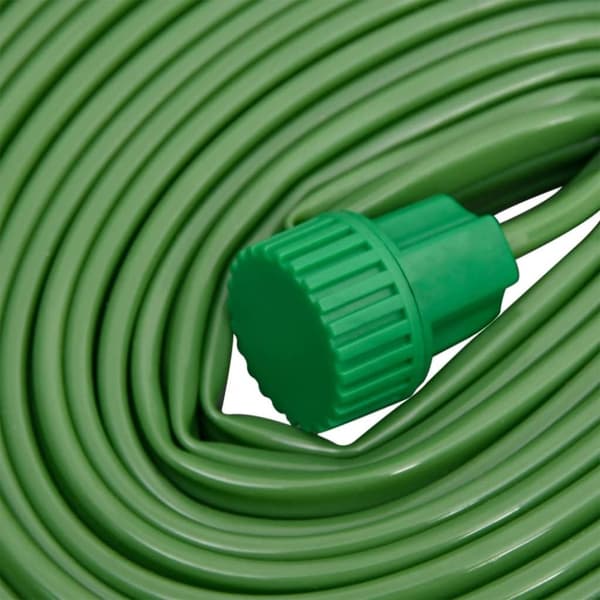 vidaXL sprinklerslange 3 rør 15 m PVC grøn