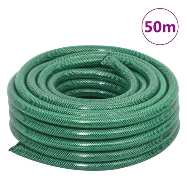vidaXL Trädgårdsslang grön 0,75" 50 m PVC