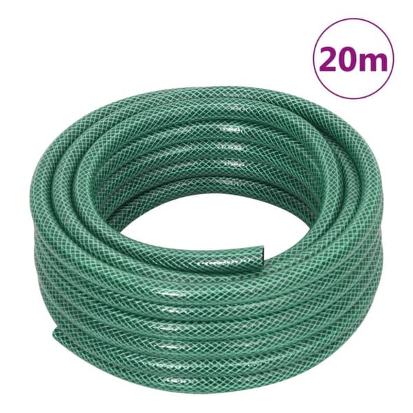 vidaXL Hageslange grønn 0,5" 20 m PVC