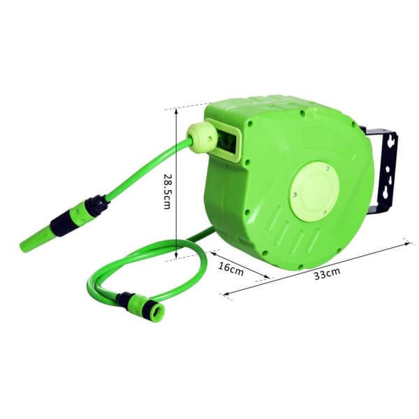 Rootz Slangerulle Automatisk - Grøn - Kunststof, Pvc - 13,98 cm x 4,53 cm x 10,83 cm