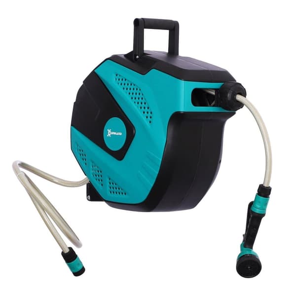 Rootz Slangerullevæg - Grøn, Sort - Plast, PVC - 17,32 cm x 8,86 cm x 16,14 cm