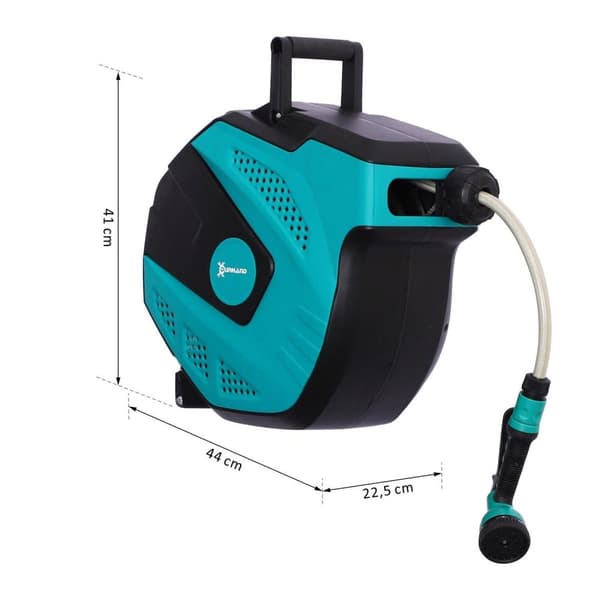 Rootz Slangerullevæg - Grøn, Sort - Plast, PVC - 17,32 cm x 8,86 cm x 16,14 cm