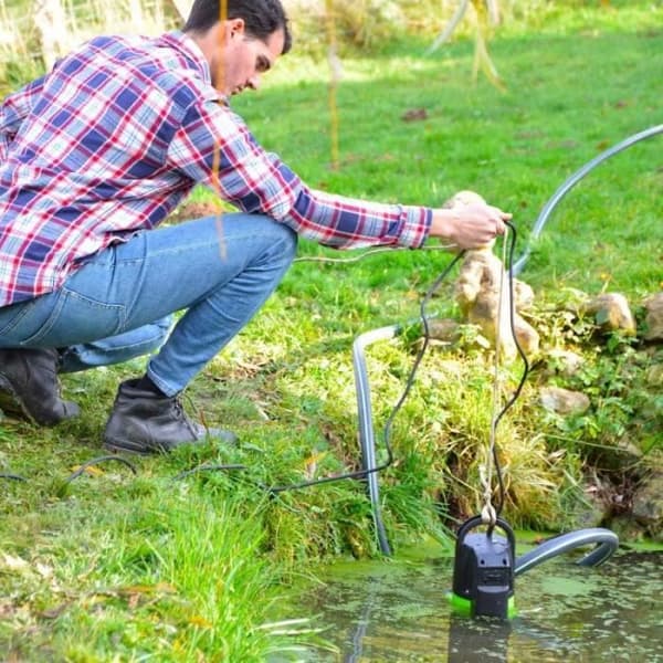 Integrerad flottörkällarvakuumpump - Avloppspump - 550W - H utlopp 7m - Automatisk nedsänkt vattenpump12