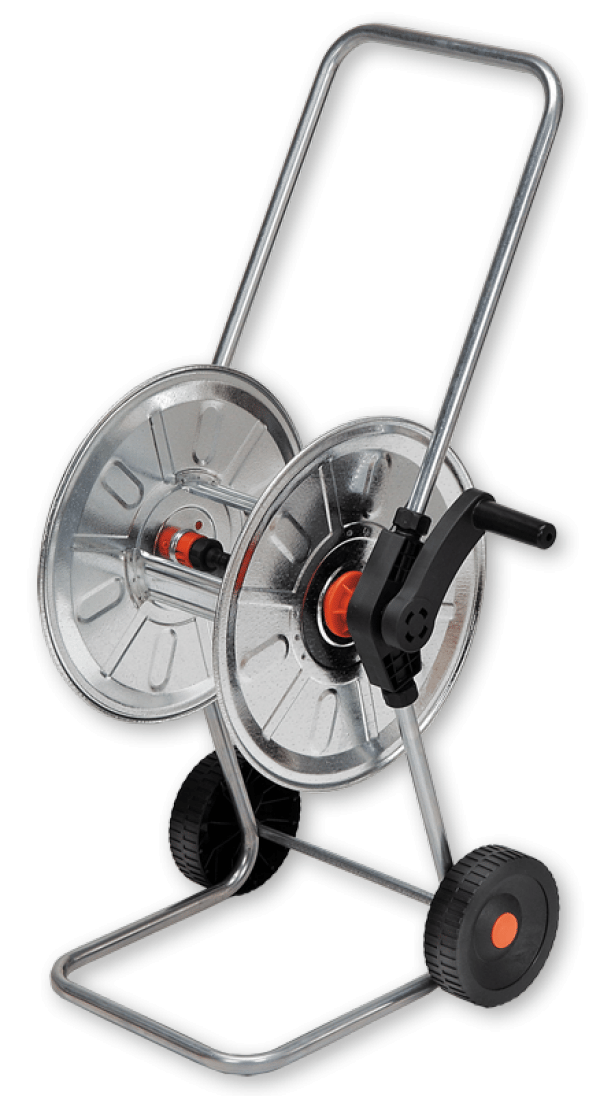BRADAS REEL FOR REFLUX HOSE, ON WHEELS ZINCATO 50mb 1/2" AG210