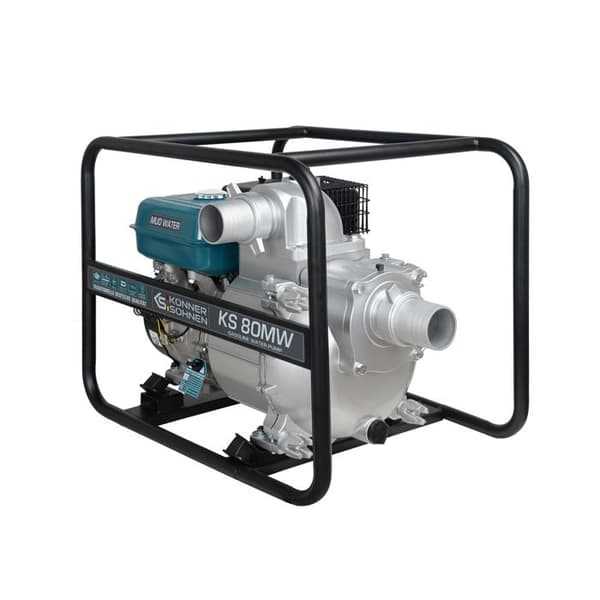 Motopump - Könner &amp; Söhnen - KS 80TW - 1100 l/min - Aluminium - Låg bränsleförbrukning