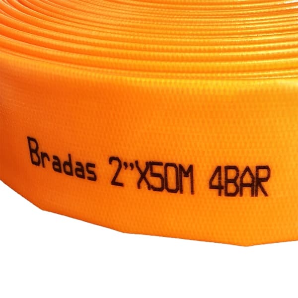 Platt slang AGRO-FLAT PE 4BAR 1" / 100m - ORANGE