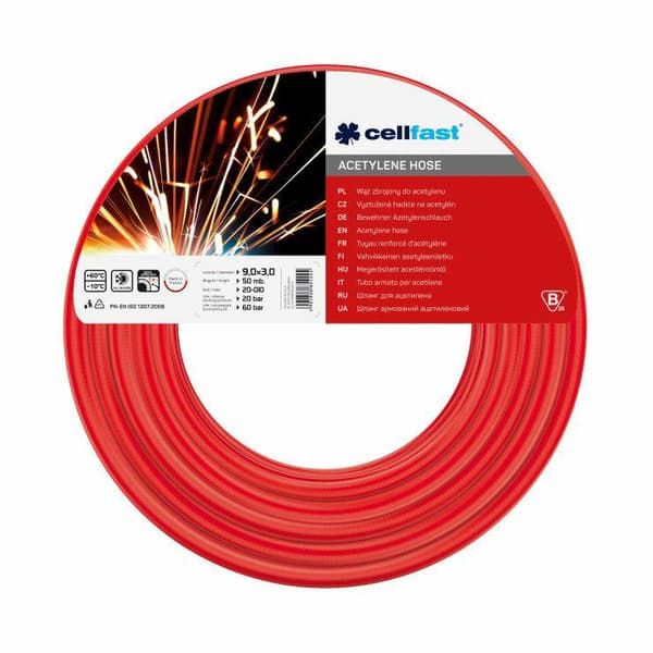 CELLFAST ACETYLENSLANG 9x3mm 50m