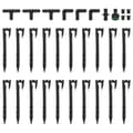 Miniatyrbillede 6 af 8: vidaXL siveslange 0,6" 50 m gummi sort
