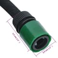 Miniatyrbillede 8 af 8: vidaXL siveslange 0,6" 50 m gummi sort
