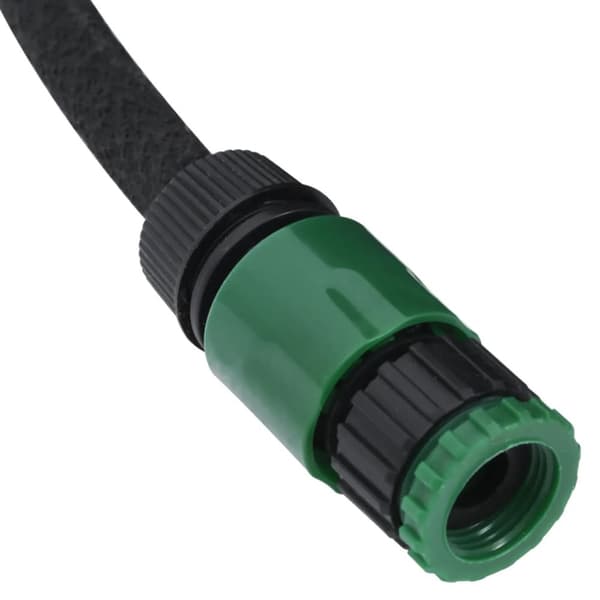 vidaXL siveslange 0,6" 50 m gummi sort - Haveslanger