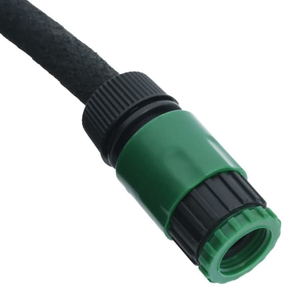 vidaXL siveslange 0,6" 10 m gummi sort -  Haveslanger