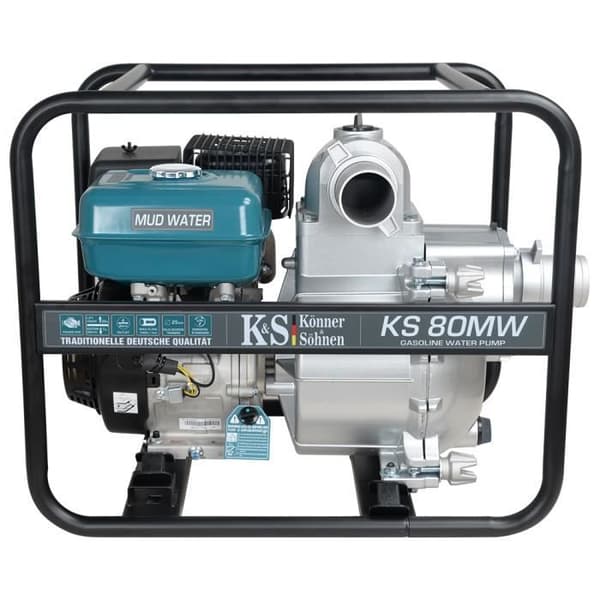 Bevattningspump - Bensin termisk motorpump - Högtryck - Könner &amp; Söhnen - KS 80MW