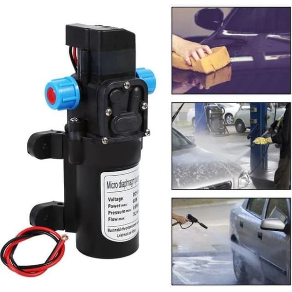 Automatisk högtrycksmembran vattenpump 12V 60W 5L/min - JA - Trädgårdsbevattning - Ytpump