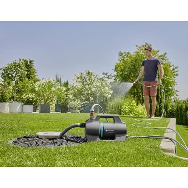 GARDENA 4100 Tyst trädgårdspump - 4100 l/h - 36 m - Multifunktionssats