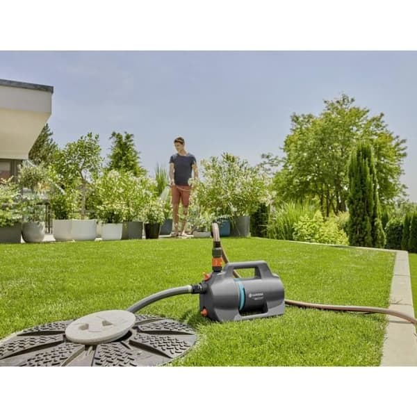 Trädgårdspump - GARDENA - 4200 Tyst - 4200 l/h - 39 meter - Energieffektiv