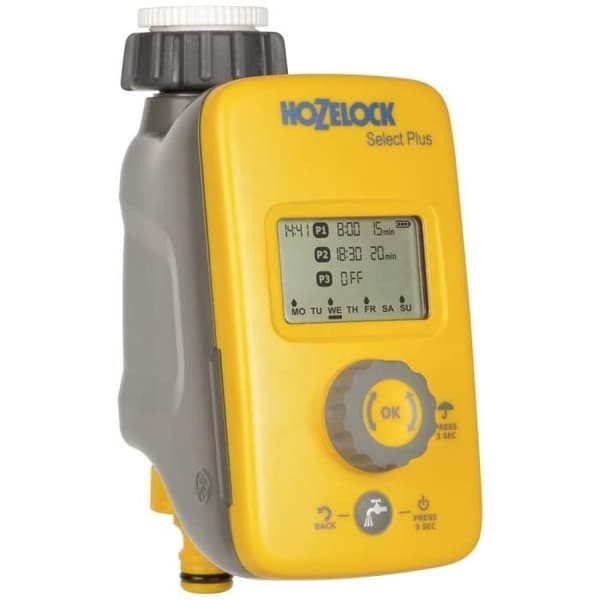 Bevattningskontroll - Hozelock - Select Plus 2224 0000 - Bevattningsautomation - Trädgårdsbevattning