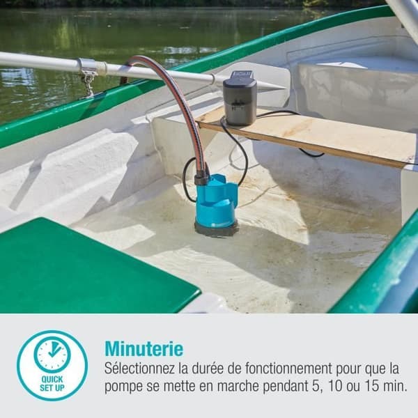 GARDENA Dränkbar vattenpump 200/2 Li-ion 18V P4A – Max flöde 2000l/h & max tryck 2bar – 5 års garantiförlängning (14600-20)