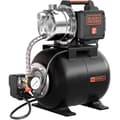 Miniatyrbild 1 av 2: BLACK + DECKER - Självprimande pump 800 W med 19L vakuumbehållare - kolstål och mekanisk tryckbrytare