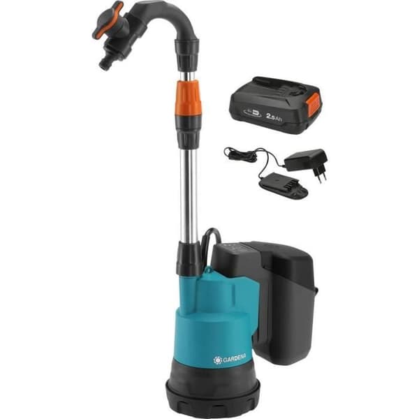 GARDENA vattentankpump 2000/2 18V P4A Klar 14602-61 2 000 l/h 20 m