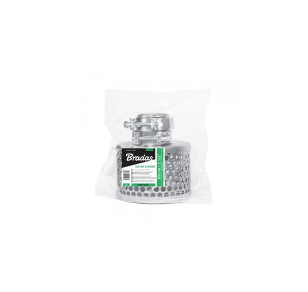 Imusiivilä 38 mm / 1 1/2" imuletkulle + 2x kiinteät yksipulttiset letkunkiristimet GBS.