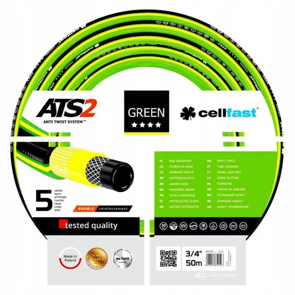 CELLFAST GREEN ATS2 PUUTARHALETKUKOKO: 1/2" PITUUS: 50m
