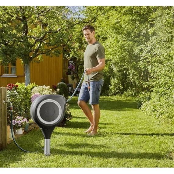 Gardena RollUp slanglåda 20 meter svart/turkos 10-delad