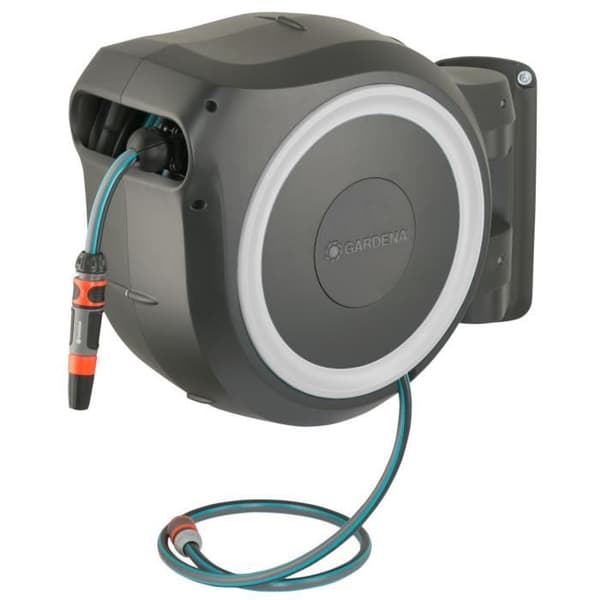 GARDENA RollUp L väggmonterad automatautomat - Längd 30m - Ø13mm - Komplett kit - 5 års garanti
