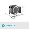 Miniatyrbild 8 av 9: GARDENA RollUp XL automatisk väggdispenser - 35m - Ø13mm - Vit kantlist