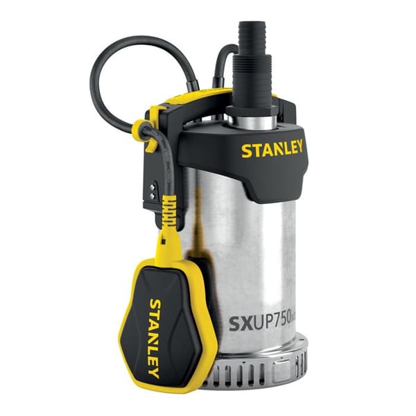 Källarvakuumpump - STANLEY - 750 W - Rostfritt stål - Justerbar flottör - Automatisk