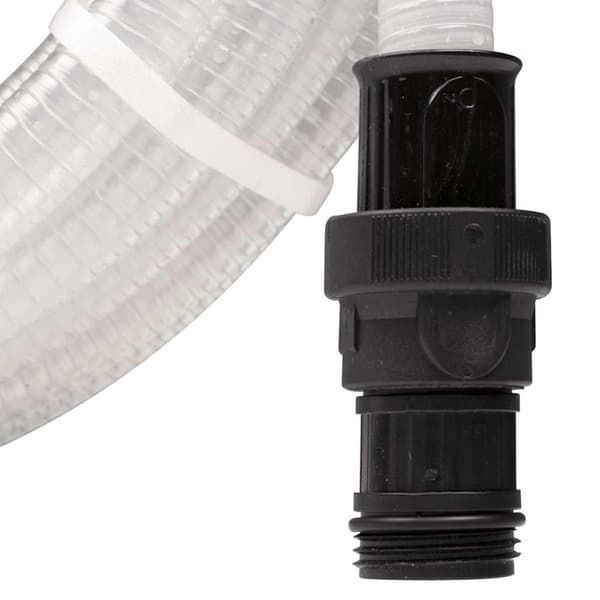 vidaXL sugeslange med messingkoblinger 1" 10 m PVC Transparent