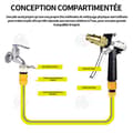 Miniatyrbild 4 av 4: INN Expanderbar trädgårdsslang 30m legeringar Flexibel Magic Hose Anti-Leak Lätt och lätt att förvara Expanderbar trädgårdsslang Gul