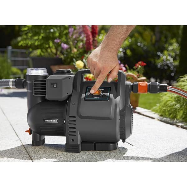 GARDENA Automatisk hus- och trädgårdspump 3500/4E – 800W – Maxflöde 3500l/h & maxtryck 4bar – Utökad garanti 5 år (1757-20)