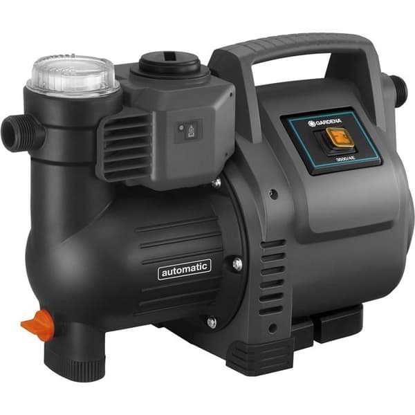 GARDENA Automatisk hus- och trädgårdspump 3500/4E – 800W – Maxflöde 3500l/h & maxtryck 4bar – Utökad garanti 5 år (1757-20)