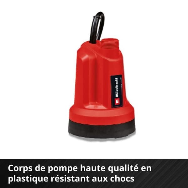 Einhell Pump för klarvattensavvattning utan sladd GE-SP 18 Li-Solo Power X-Change (18V) Levereras utan batteri eller laddare
