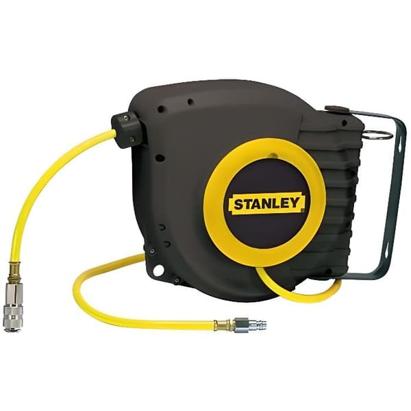 STANLEY tryckluftsrulle med automatisk retur - 9m - svart, gul