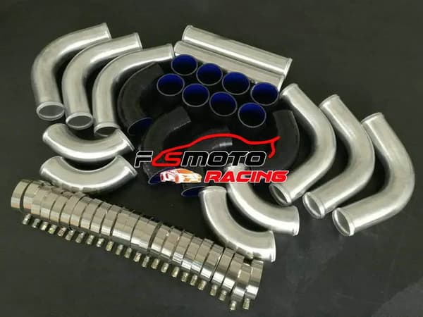 Intercooler Turbo -putkistot, kestävä silikoni rakenne, 2,5 mm seinämän paksuus,MUSTA