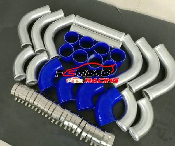 Intercooler Turbo Rör, Hållbar Silikonkonstruktion, 2.5mm Väggtjocklek,BLÅ