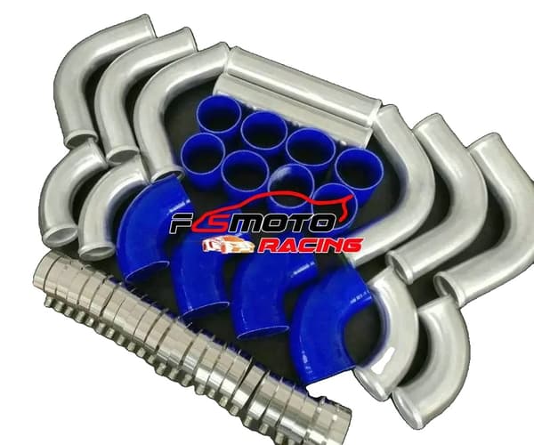 Intercooler Turbo Rör, Hållbar Silikonkonstruktion, 2.5mm Väggtjocklek,BLÅ
