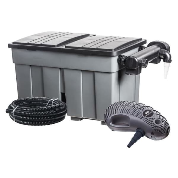 HEISSNER FPU24000-00, Positivt förskjutningspump, Étang, Svart, Grå, 4800 l-h, 1 cm, 68 W